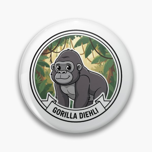 Item preview, Cross River gorilla – Gorilla gorilla diehli designed and sold by ArttiemStudio.