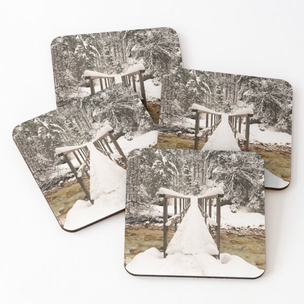 Item preview, Pericnik Falls Snowy Bridge designed and sold by rawshutterbug.