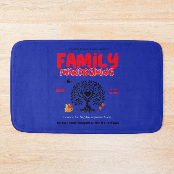 Item preview, We Talking Bahamian “ Family Thanksgiving” blue apparels and accessories  designed and sold by We Talking Bahamian.