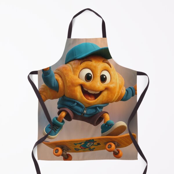 Item preview, Skater Croissant designed and sold by Sillytoe.