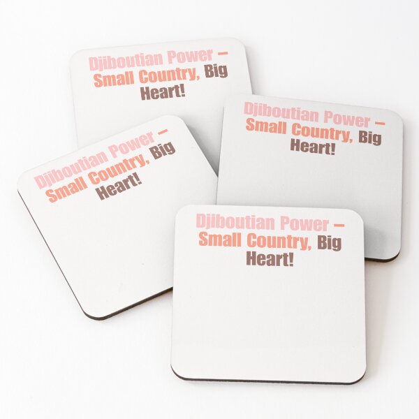Item preview, Djiboutian power - small country, big hear designed and sold by DjibProp.
