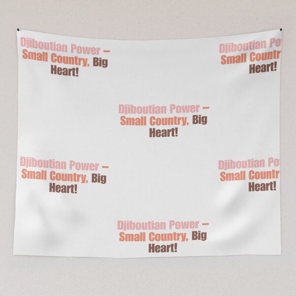 Item preview, Djiboutian power - small country, big hear designed and sold by DjibProp.