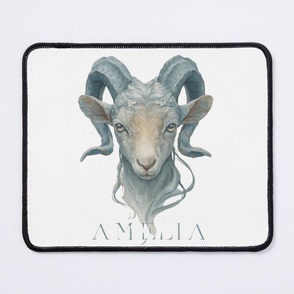 Item preview, Capricorn Amelia Zodiac Portrait designed and sold by AlexLineArt.
