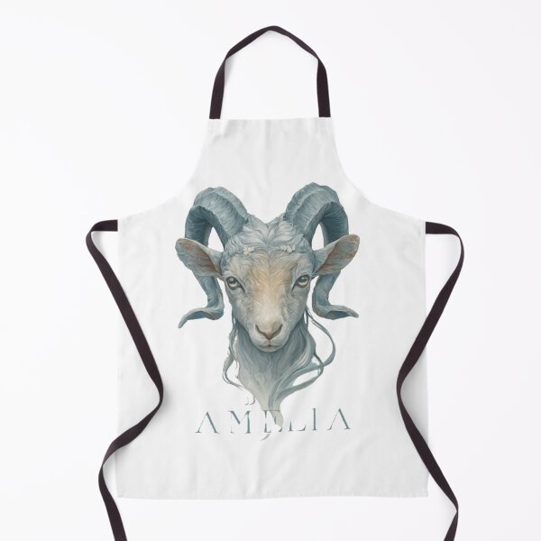 Item preview, Capricorn Amelia Zodiac Portrait designed and sold by AlexLineArt.