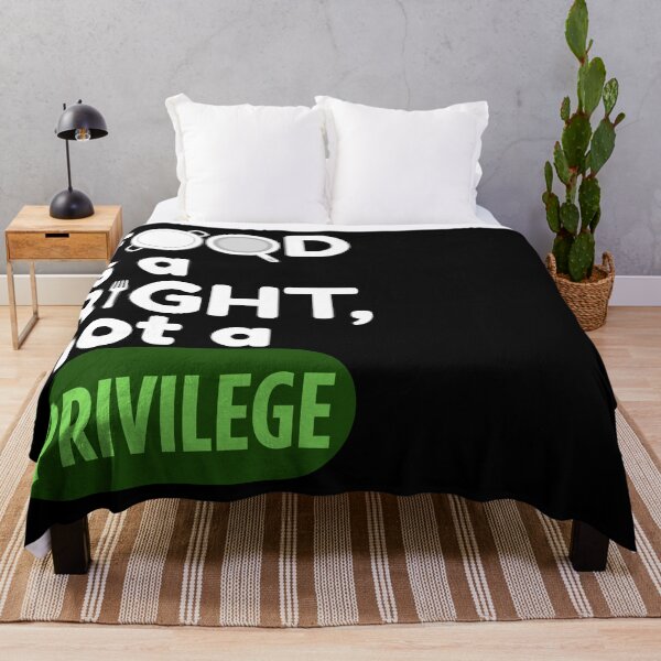 Item preview, Food Is A Right Not A Privilege designed and sold by DesignbyOla.