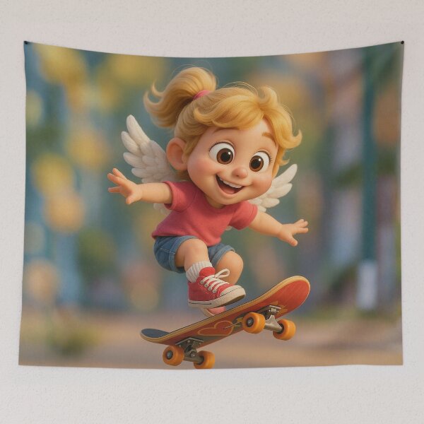 Item preview, Skater Cupid Girl designed and sold by Sillytoe.
