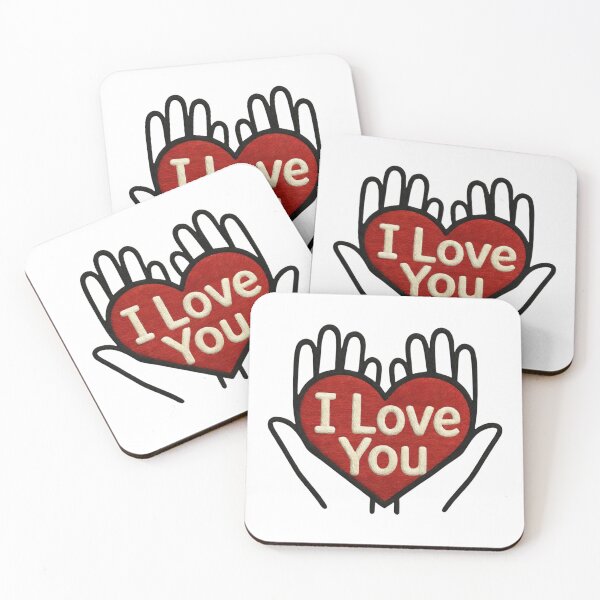 Item preview, I Love You Heart Hands Sign Language Printed Embroidery Style designed and sold by GuffyGlowVault.