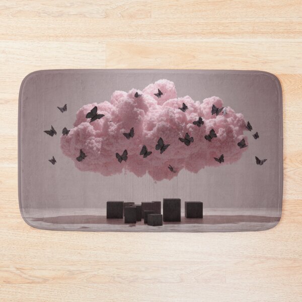 Item preview, Butterfly pink cloud art designed and sold by anytka.