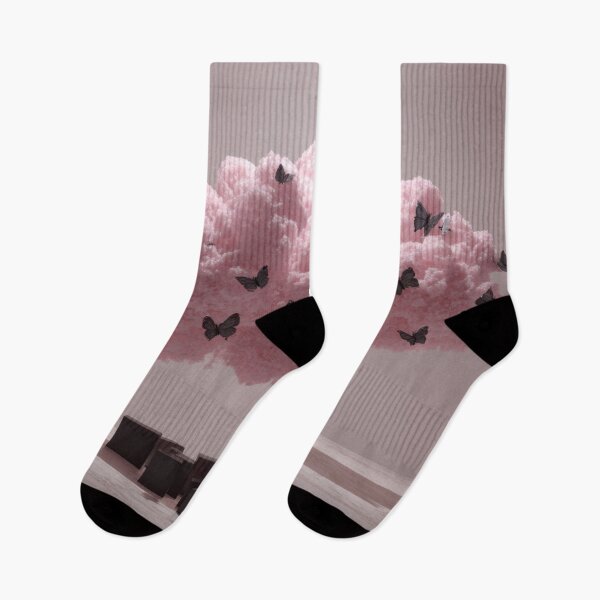 Item preview, Butterfly pink cloud art designed and sold by anytka.