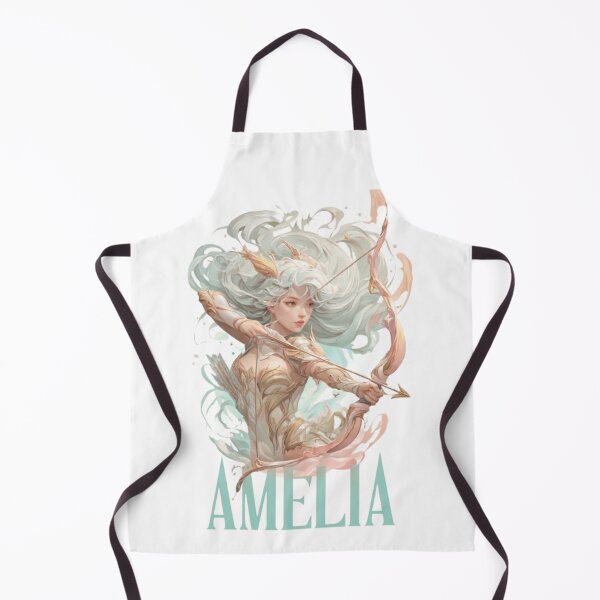 Item preview, Sagittarius Amelia Zodiac Portrait designed and sold by AlexLineArt.