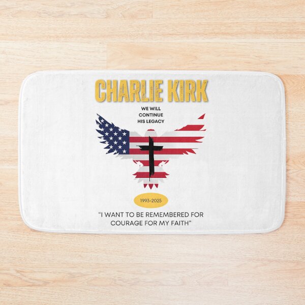 Item preview, We Are Charlie Kirk Patriotic Flag Conservative Religious Cross designed and sold by novale-ewetzel.
