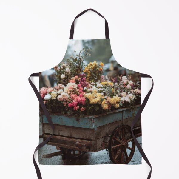 Item preview, Vibrant flower cart market designed and sold by anytka.
