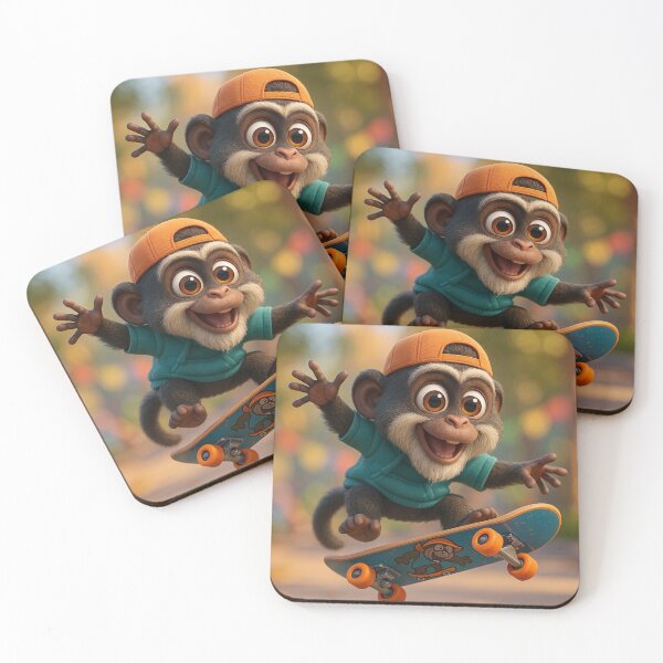 Item preview, Skater De Brazza’s Monkey designed and sold by Sillytoe.