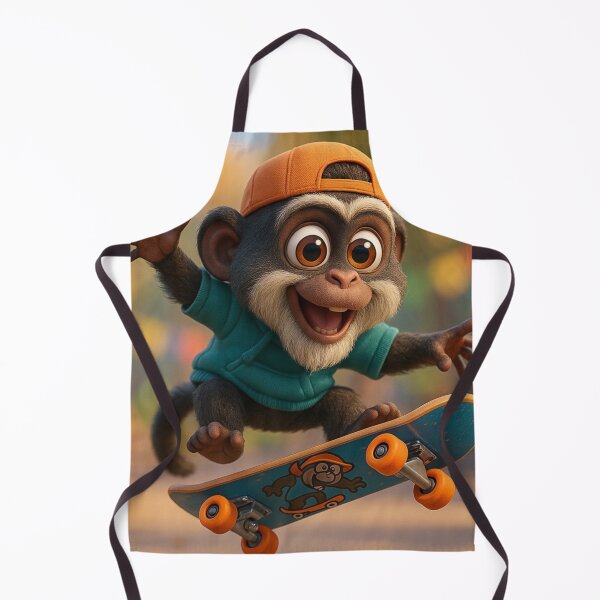 Item preview, Skater De Brazza’s Monkey designed and sold by Sillytoe.