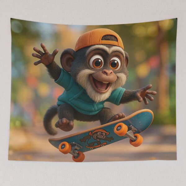 Item preview, Skater De Brazza’s Monkey designed and sold by Sillytoe.
