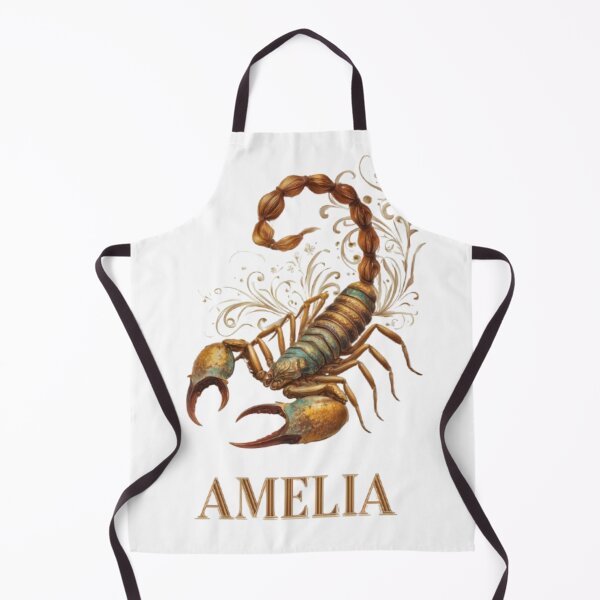 Item preview, Scorpio Amelia Zodiac Portrait designed and sold by AlexLineArt.