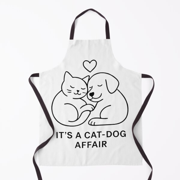 Item preview, IT'S A CAT- DOG LOVE AFFAIR designed and sold by PAWFECTPRINTS0.