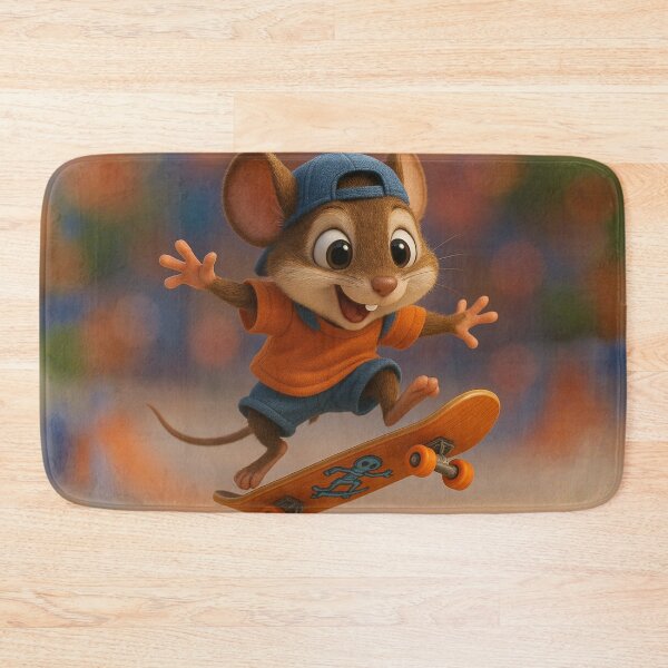 Item preview, Skater Deer Mouse designed and sold by Sillytoe.