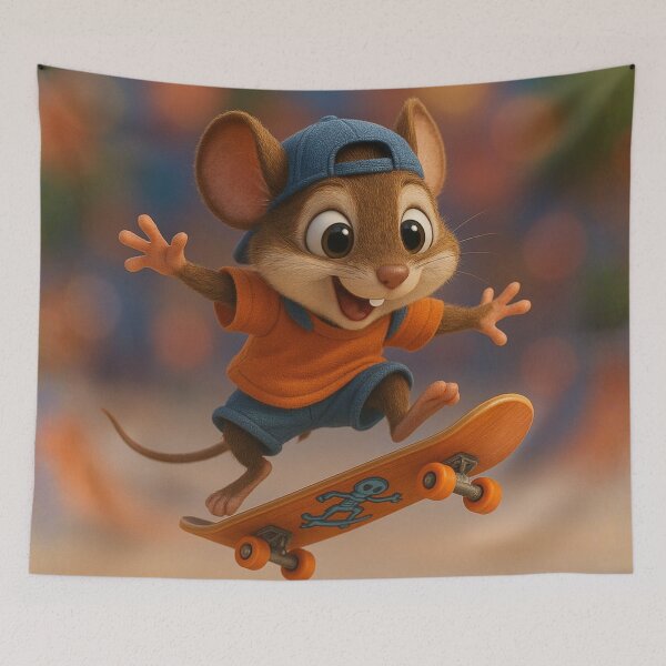 Item preview, Skater Deer Mouse designed and sold by Sillytoe.
