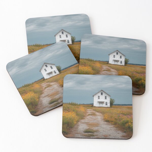 Item preview, White house in wildflowers designed and sold by anytka.