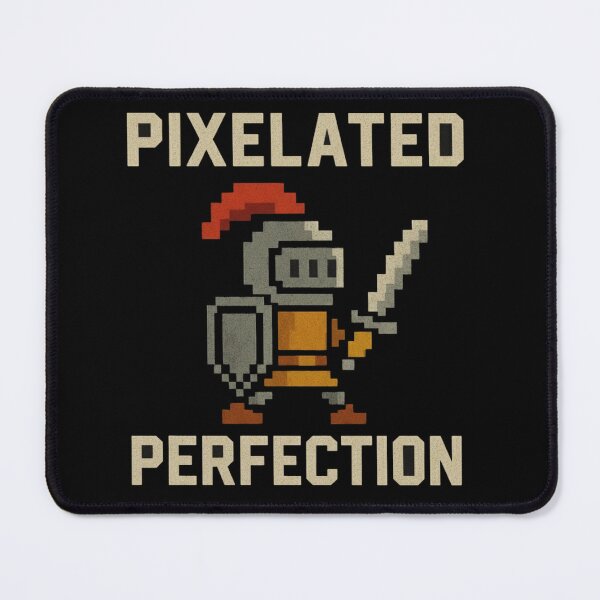 Item preview, Pixelated Perfection: Retro Knight Gaming Nostalgia designed and sold by MythoWorldddd.
