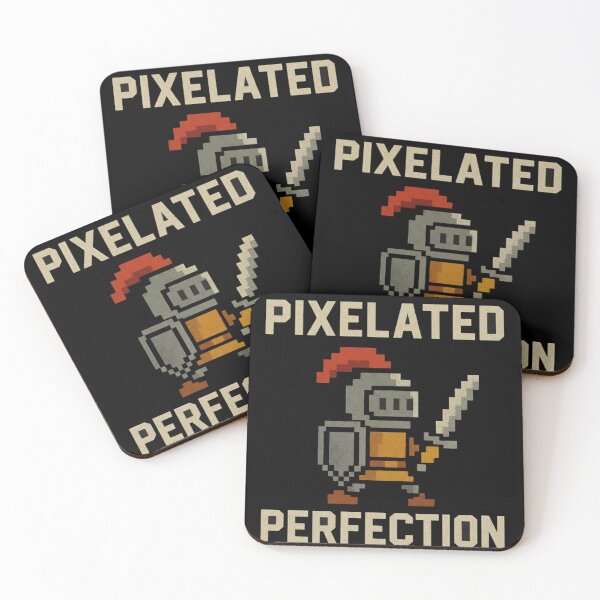 Item preview, Pixelated Perfection: Retro Knight Gaming Nostalgia designed and sold by MythoWorldddd.