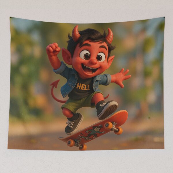 Item preview, Skater Demon Boy designed and sold by Sillytoe.