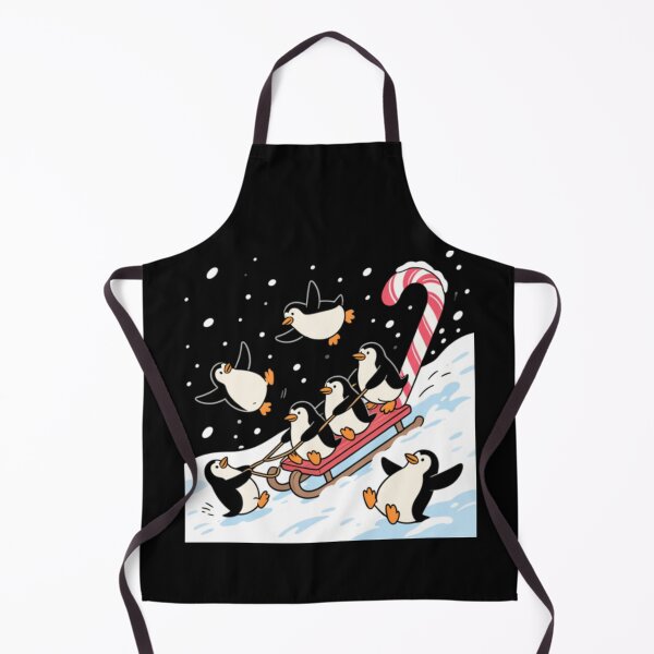 Item preview, Penguin Sleigh Ride Gone Wrong designed and sold by Aetheriswork.
