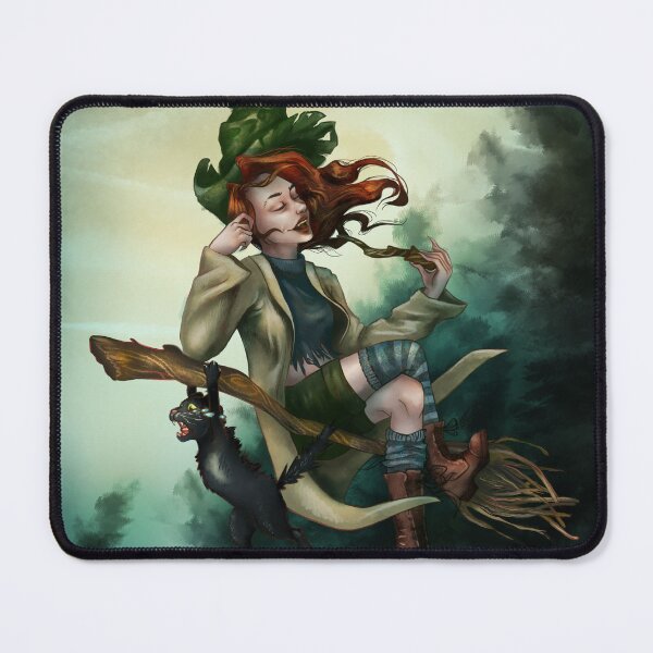Item preview, Chill Witch on a Broom – Funny D&D Witchy Design designed and sold by DanniDan.