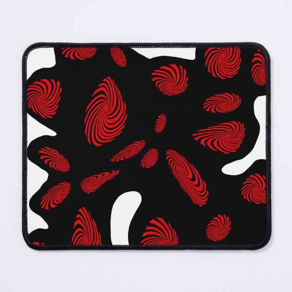 Item preview, Red and black groovy abstract designed and sold by Polky Art.