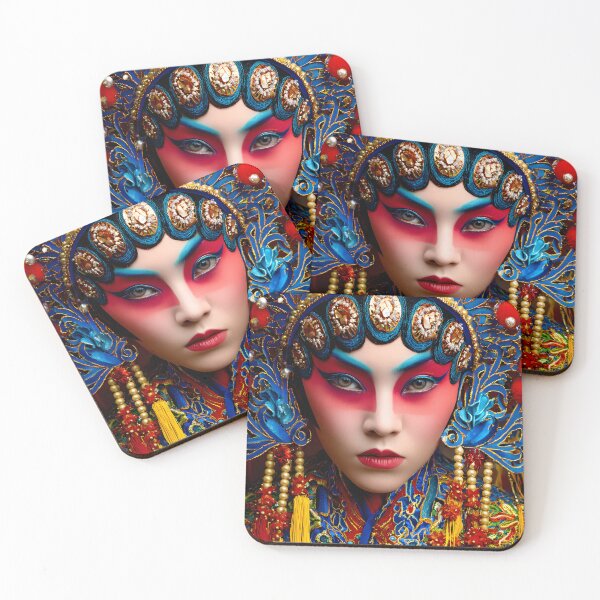 Item preview, Vibrant Traditional Chinese Opera Costume Portrait designed and sold by Artessie.