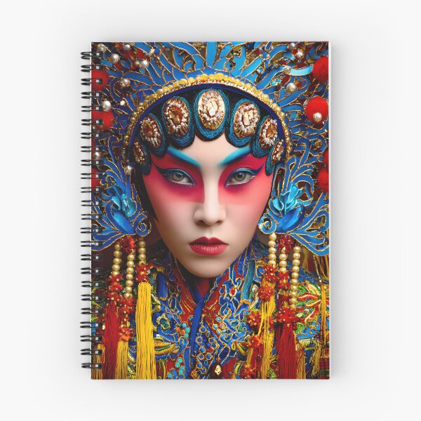 Item preview, Vibrant Traditional Chinese Opera Costume Portrait designed and sold by Artessie.