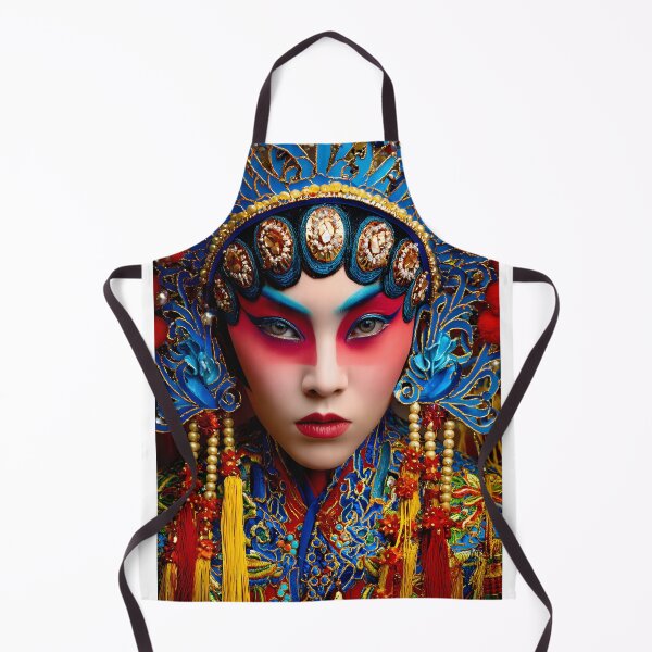 Item preview, Vibrant Traditional Chinese Opera Costume Portrait designed and sold by Artessie.