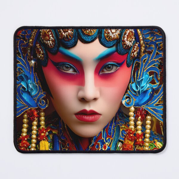 Item preview, Vibrant Traditional Chinese Opera Costume Portrait designed and sold by Artessie.