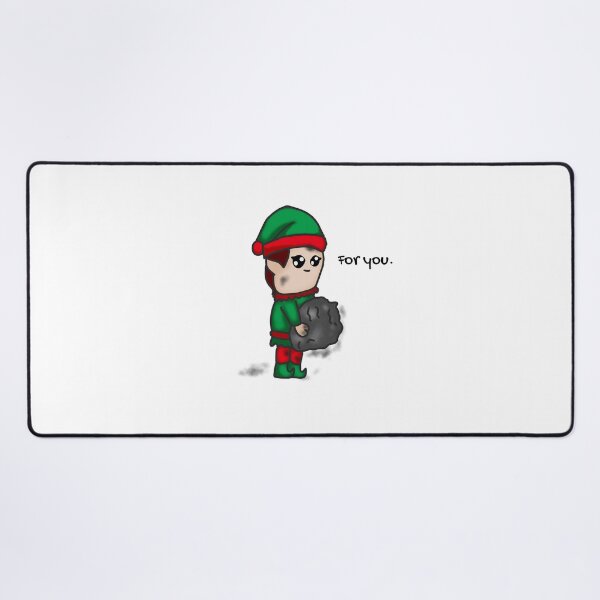 Item preview, Christmas Elf with coal designed and sold by Kind-O-CleverCo.