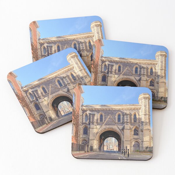 Item preview, Historic Stone Gatehouse Archway on Sunny Day designed and sold by Greysline.