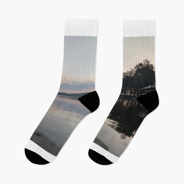 Item preview, Soft Dawn on Still Water designed and sold by NoRagetsArt.