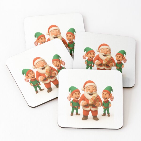 Item preview, Funny Christmas Prank – Laughing Elves and Santa Gift Explosion designed and sold by EfraimFunArt.