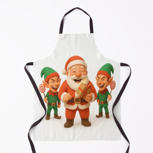Item preview, Funny Christmas Prank – Laughing Elves and Santa Gift Explosion designed and sold by EfraimFunArt.
