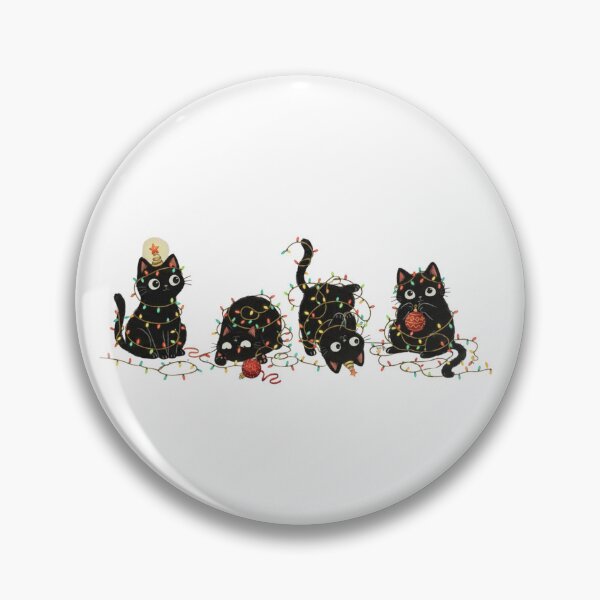 Item preview, Four Cats Tangled in Christmas Tree | Funny Cat Owner Holiday Gift | Cute Xmas Apparel designed and sold by disenokart.