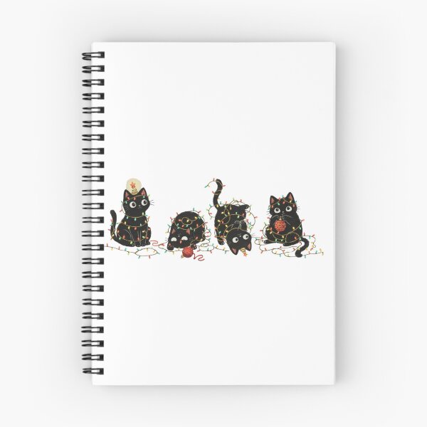 Item preview, Four Cats Tangled in Christmas Tree | Funny Cat Owner Holiday Gift | Cute Xmas Apparel designed and sold by disenokart.
