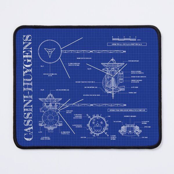 Item preview, Cassini-Huygens Space-Research Mission. Outer Planet Exploration (Blueprint) designed and sold by BGALAXY.