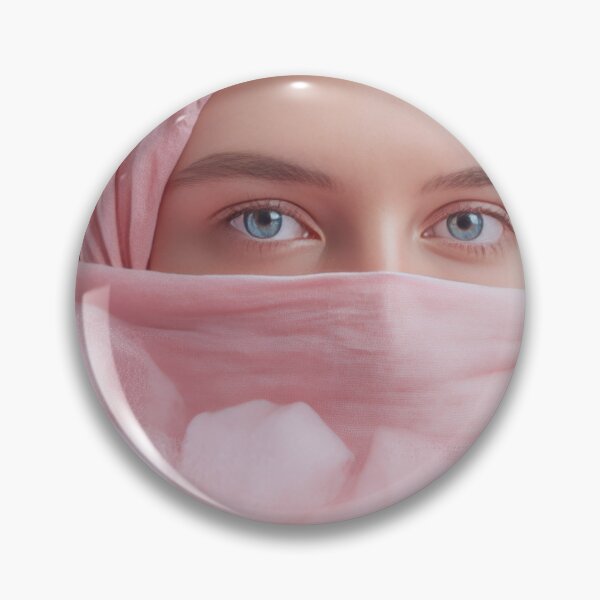 Item preview, Pink-veil woman in clouds designed and sold by anytka.