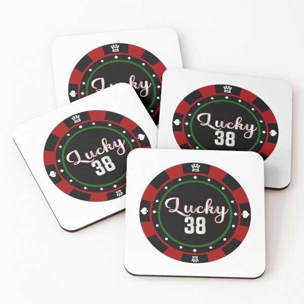 Item preview, Lucky 38 Video Game Casino Chip - Post-Apocalyptic Vegas designed and sold by mother-of-iron.