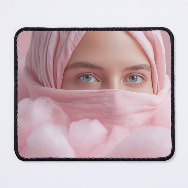 Item preview, Pink-veil woman in clouds designed and sold by anytka.