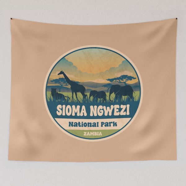 Item preview, Sioma Ngwezi National Park Zambia Safari Wildlife Adventure designed and sold by CynthiaGraphics.