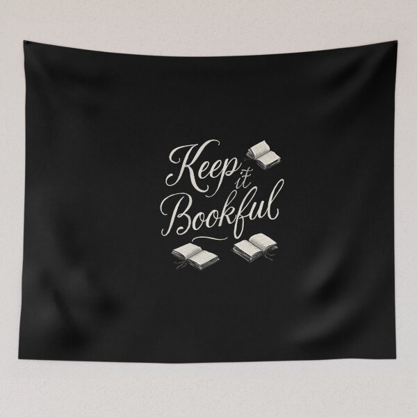 Item preview, Keep it bookful– black Book Lover design  designed and sold by Happyhoo1.