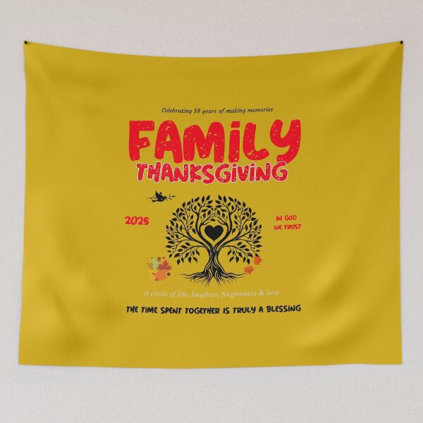 Item preview, We Talking Bahamian “Family Thanksgiving “yellow, apparels and accessories  designed and sold by We Talking Bahamian.
