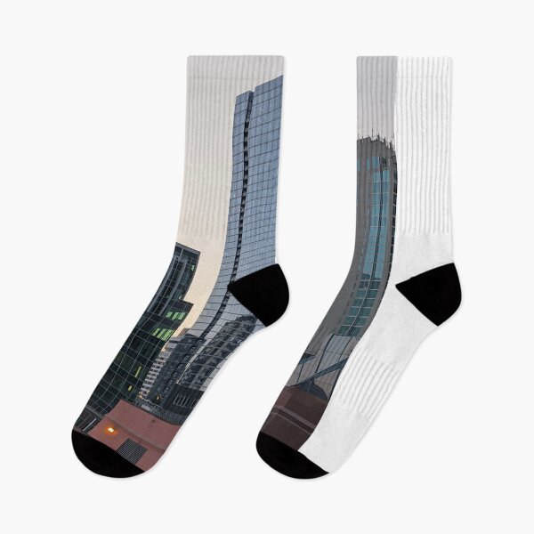 Item preview, Glass Tower at Dusk designed and sold by NoRagetsArt.