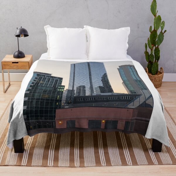 Item preview, Glass Tower at Dusk designed and sold by NoRagetsArt.